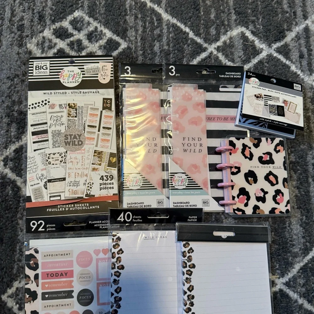 Happy Planner Wild Style Bundle (most never been used) - Picture 2 of 4